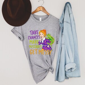 Take Chances Make Mistakes Get Messy Shirt, Teacher Shirts, Vintage Teacher Shirt, Funny Teacher Shirt, Gift for Teacher, Teacher Life Shirt