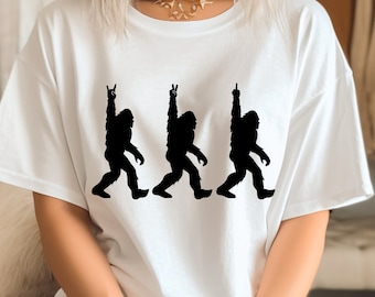 Bigfoot Middle Finger Shirt, Sasquatch Shirt, Funny Bigfoot Shirt,Bigfoot Metallica,Best Hide And Seek Tshirt,Gift For Bigfoot Lover
