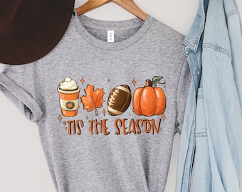 Dies ist die Saison, Herbst Kaffee Shirt, Thanksgiving Kürbis Shirt, Herbst Shirt, Kürbis Latte Getränk, Herbst Kürbis Shirt, Kürbis Gewürz Shirt