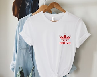 Native T-Shirt, Native Feather Logo Shirt, Native Tee, Feather Logo, Native Tee,Native Shirt,Native American shirt,native american t-shirt
