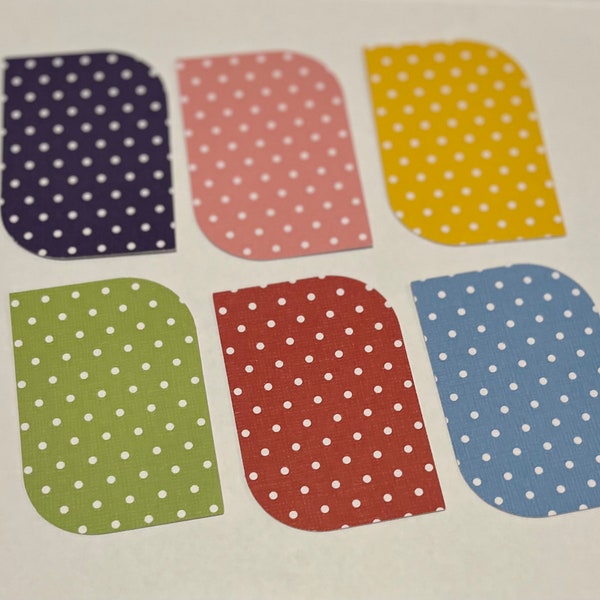 Versatile Polka Dot Mini Gift Tags Set