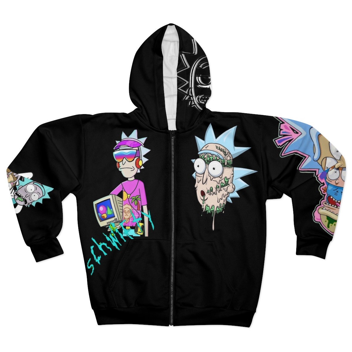 Rick Morty Hoodie - Etsy