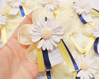 Scented daisy favor - scented flower favor - chalk favors