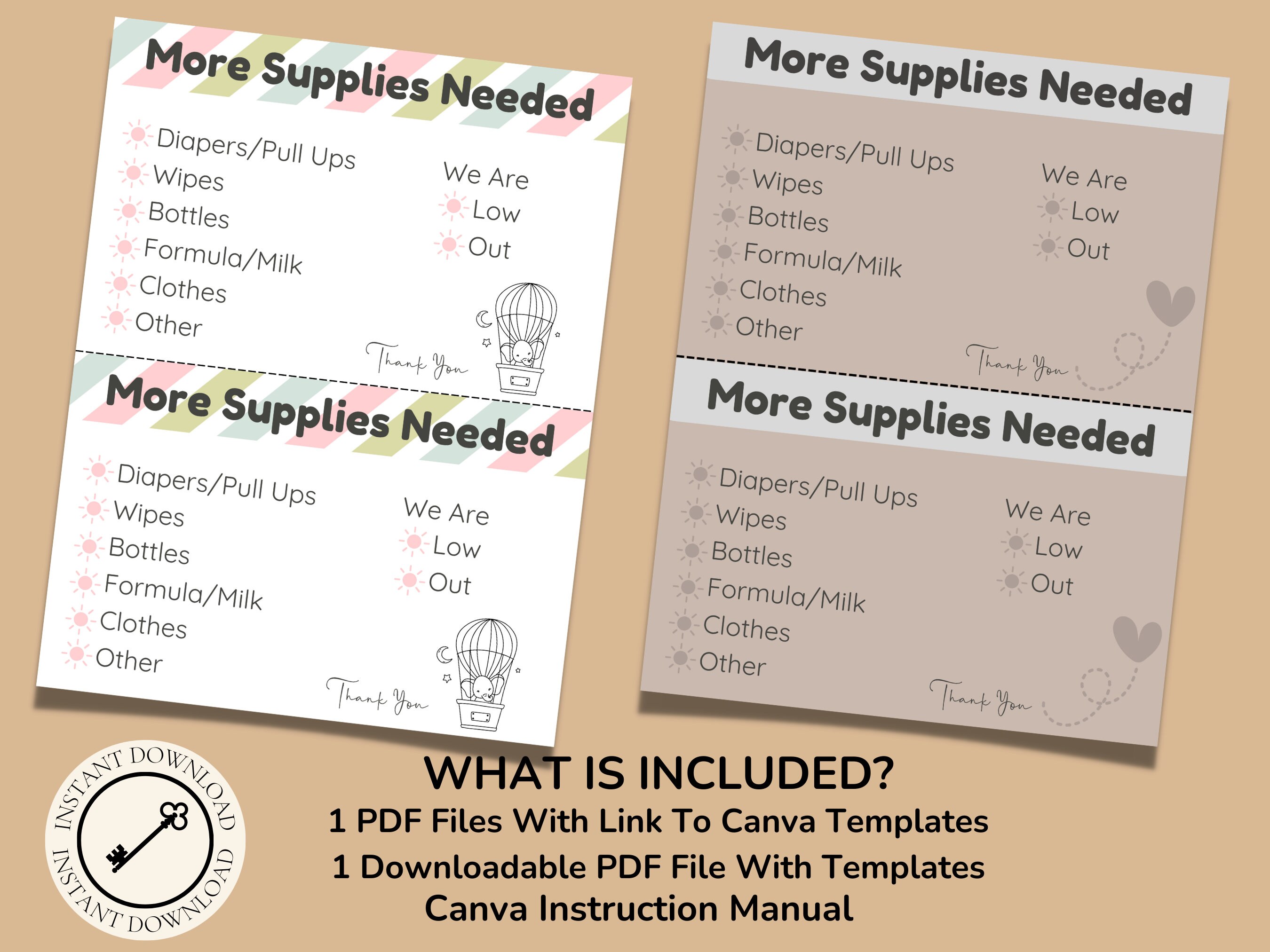 Daycare Template Childcare Printables Canva Template Daycare - Etsy