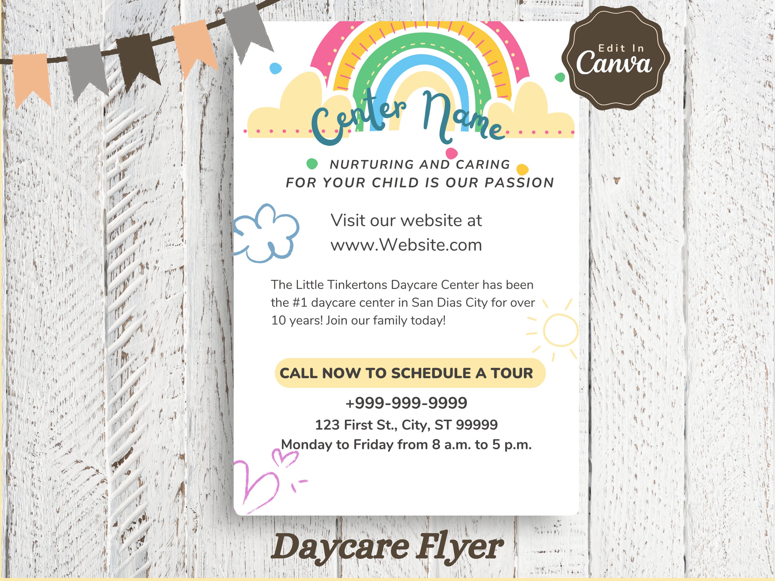 Daycare Template Childcare Printables Canva Template Daycare Forms ...