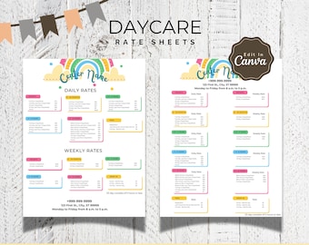 Kita-Rate-Blatt-Vorlage: Kita-Formulare (Canva-Vorlage)