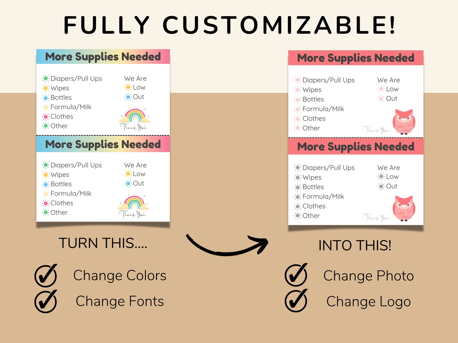 Daycare Template Childcare Printables Canva Template Daycare - Etsy