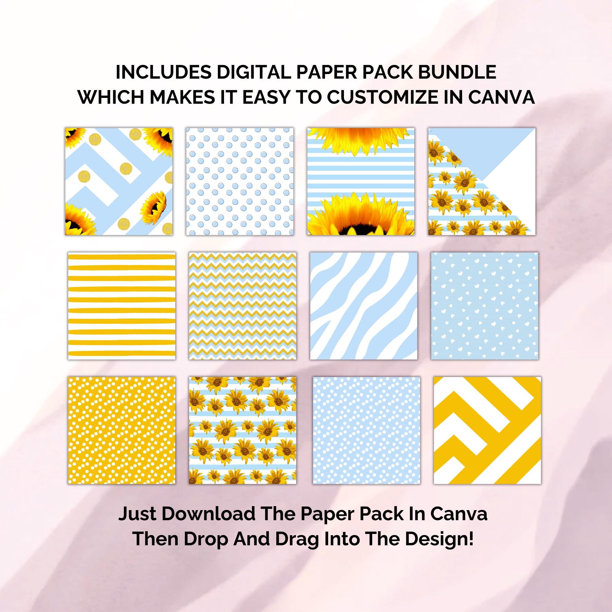 Sunflower Parent Bulletin Board Kit | Editable Canva, Printable PDF ...