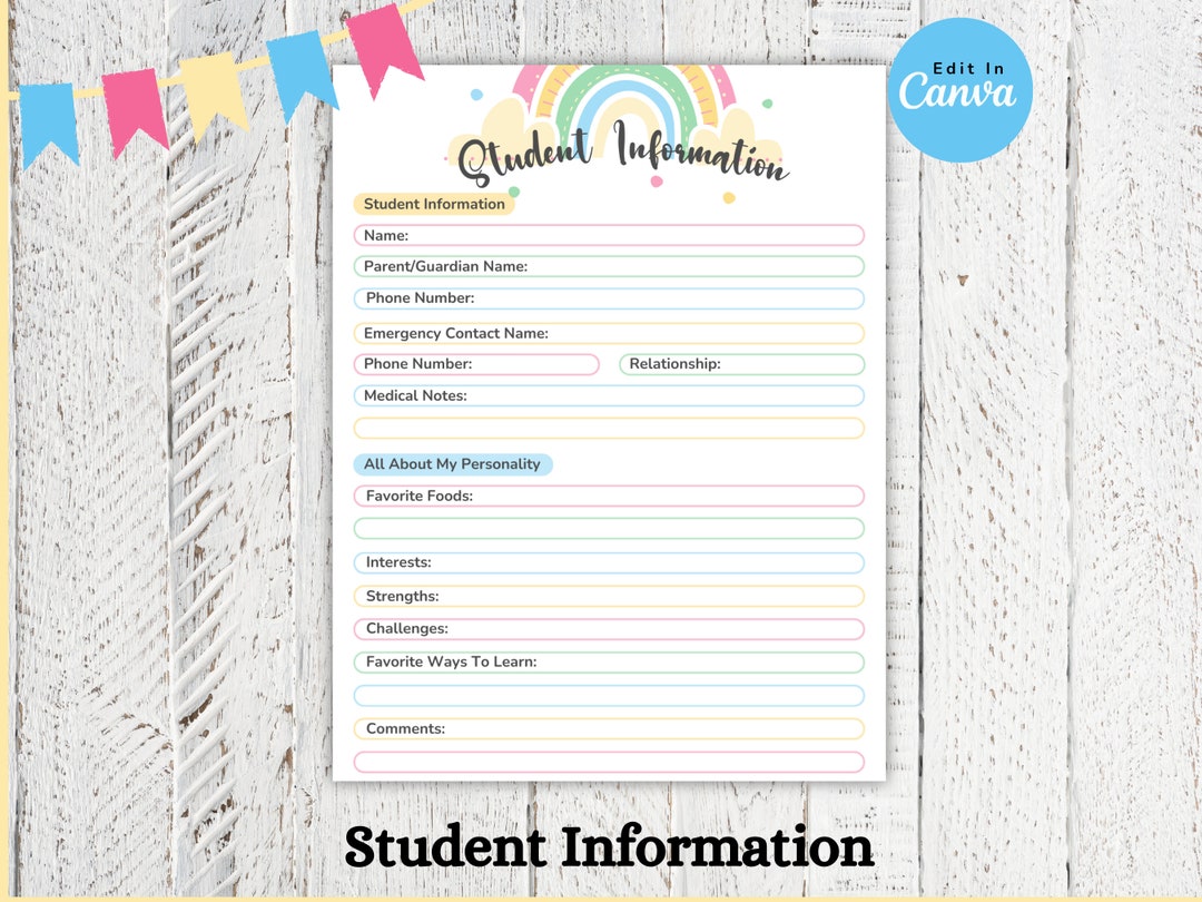 Daycare Template Childcare Printables Canva Template Daycare Etsy Daycare Template Childcare Printables Canva Template Daycare Etsy
