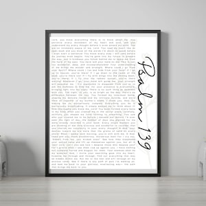 Salmo completo 139 Signo de las Escrituras- ¡Descarga digital!