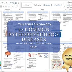 LPN and RN Pathophysiology Bundle