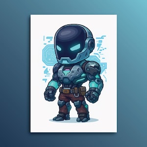 Valorant Kay/O Poster Wall Art, Valorant Agent Wall Art, Gaming Wall Art, Valorant Gift, Gamer Home Decor, Gamer Gift, Unframed Poster