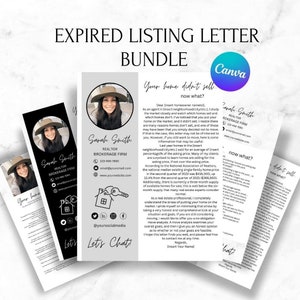 Expired Listing Letter, Real Estate Expired Listing Letter, Prospecting Letter, Realtor Flyer Template, Real Estate Expired Listing, Realtor