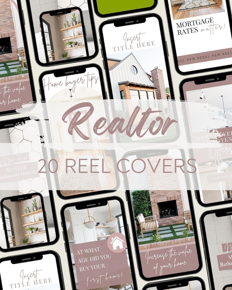 Real Estate Reels, Real Estate Reel Template, Custom Reel, Realtor