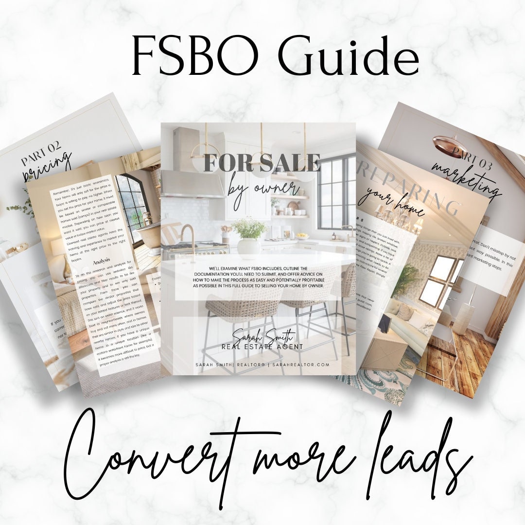 FSBO Guide, for Sale by Owner Guide, Realtor Guide, FSBO Presentation