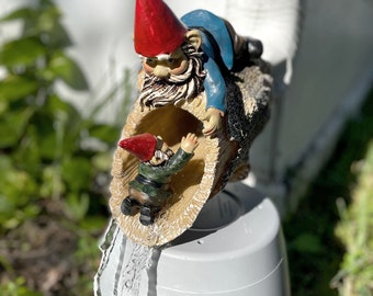 Garden Gnome Downspout Cover