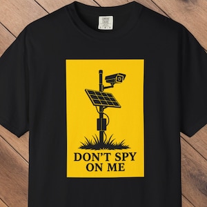 Anti-flockkameraövervakningst-shirt Anti-Big Brother-olydnadströja Rolig protesttröja Anti-regeringsspionage Anti-AI-konspirationsteori