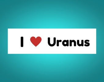 Grappige bumpersticker Grappige sticker I Brake For Bumpersticker Gen Z-sticker Losgeslagen bumpersticker Rare bumpersticker Uranus-sticker