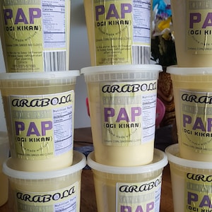 ARABOLA Sour Pap/OGI KIKAN/ Koko/ Eko/Akamu, Yellow or White Liquid Pap