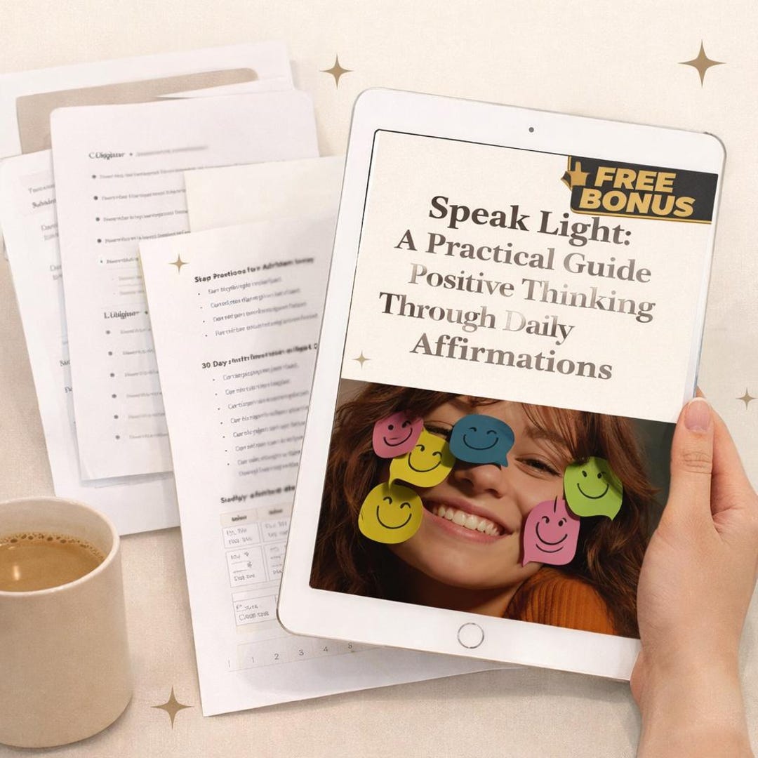 Positive Affirmations Guide Printable – Daily Affirmations Workbook for ...