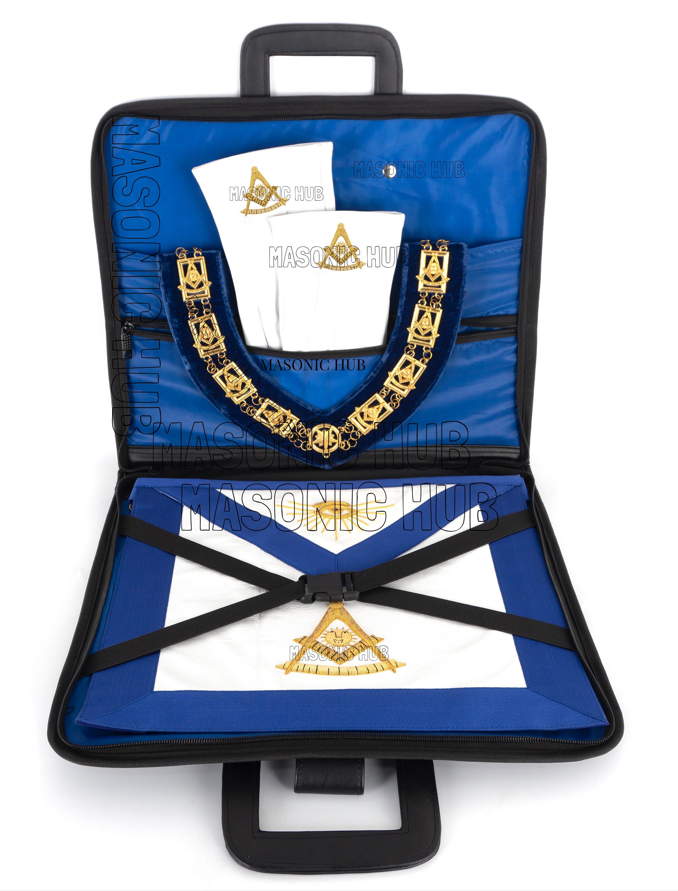 Agnello Massonico Marchio Valore Past Master Grembiule WM Confezione (Completo - Foto 10