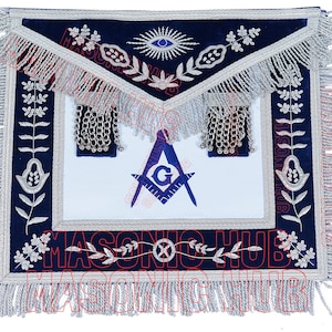 Exquisite Craftsmanship: 100% Lambskin Masonic Grand Lodge Master Mason Apron