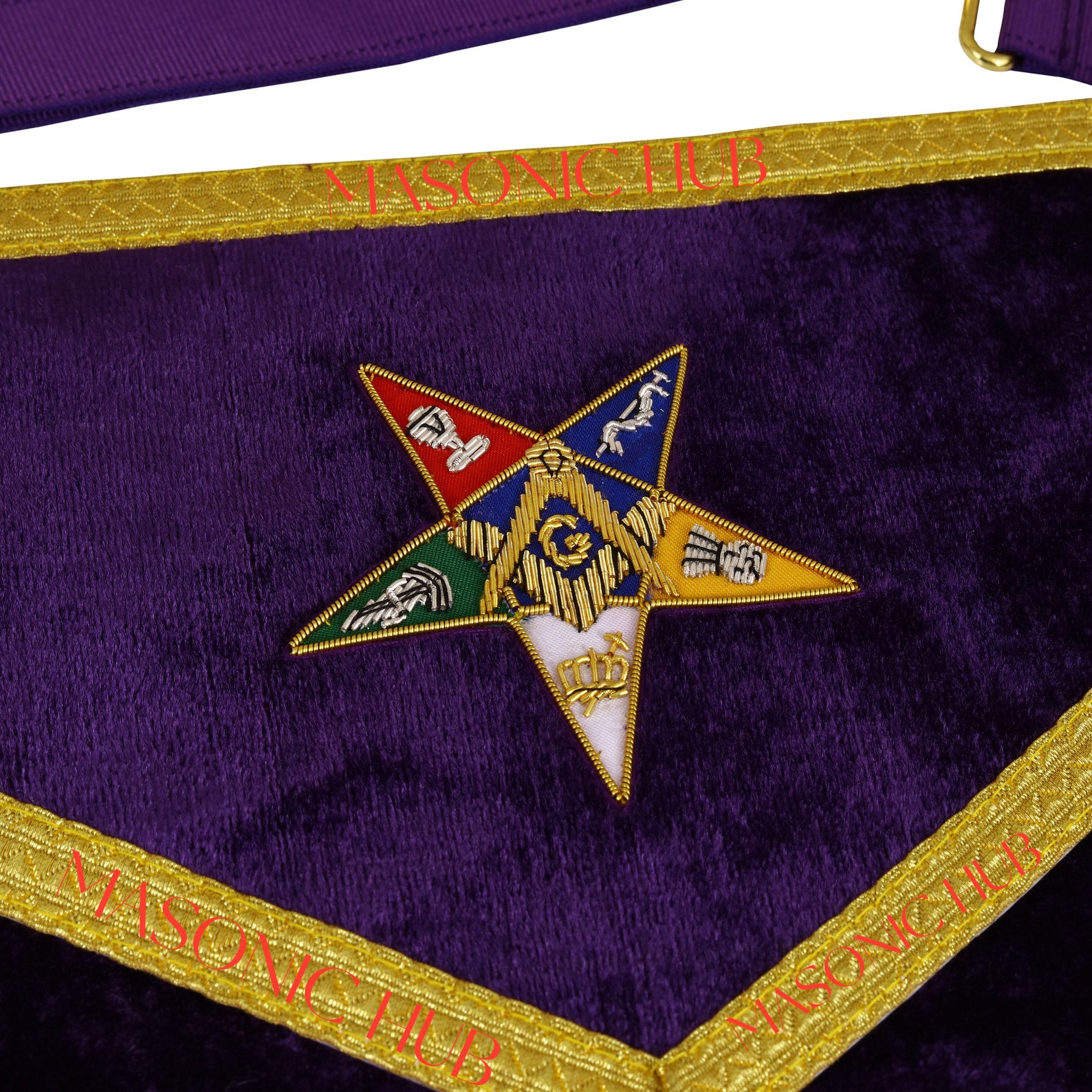 OES Worthy Patron / Matron Masonic Apron With Hand Made OES Etsy