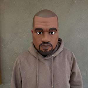 Kanye West Ye Rapper Rapero Mask Costume for Parties Disfraz Para ...