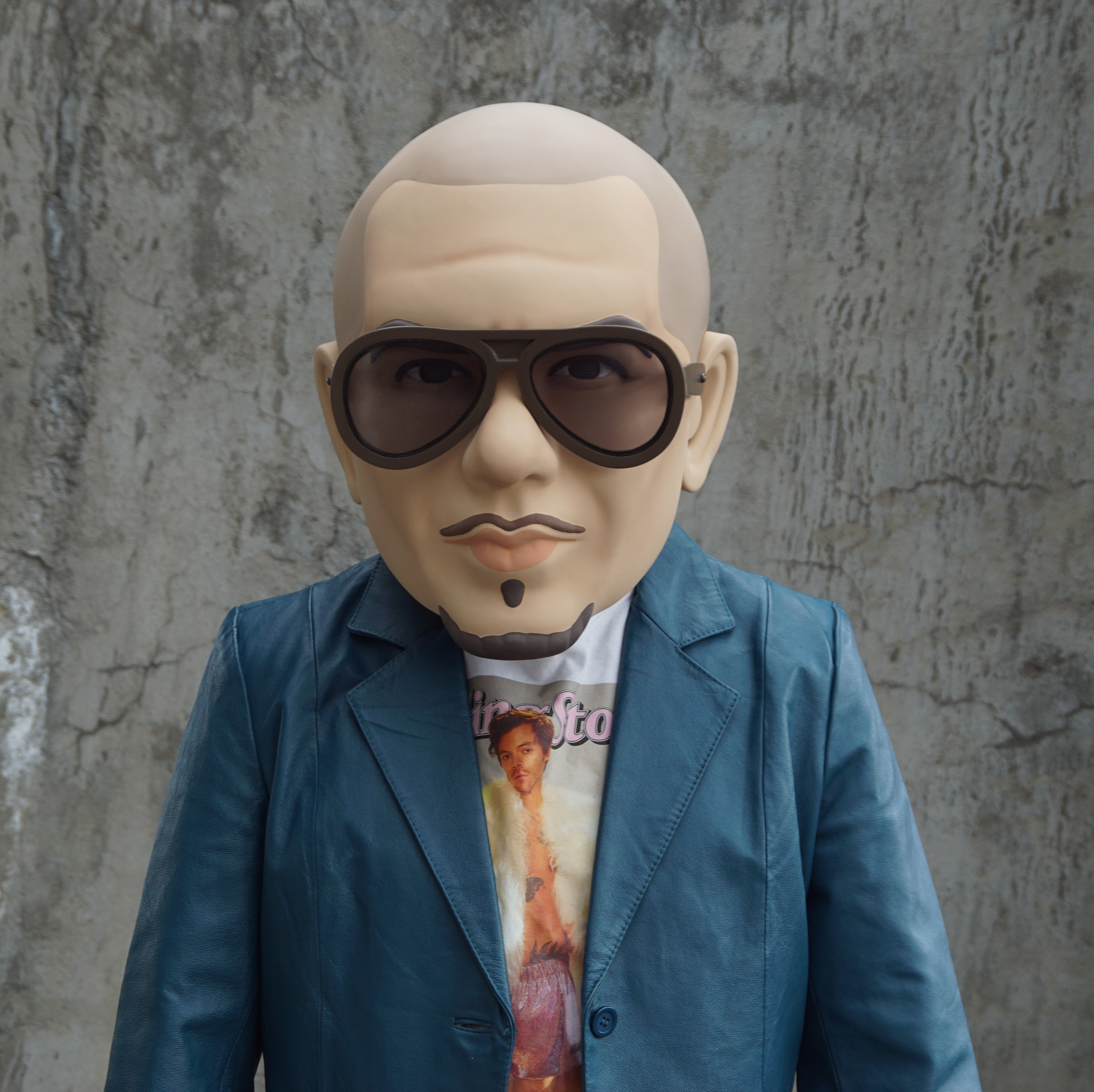 Pitbull Rapper Rapero Para Fiestas Cabezon Hora Loca Bighead - Etsy