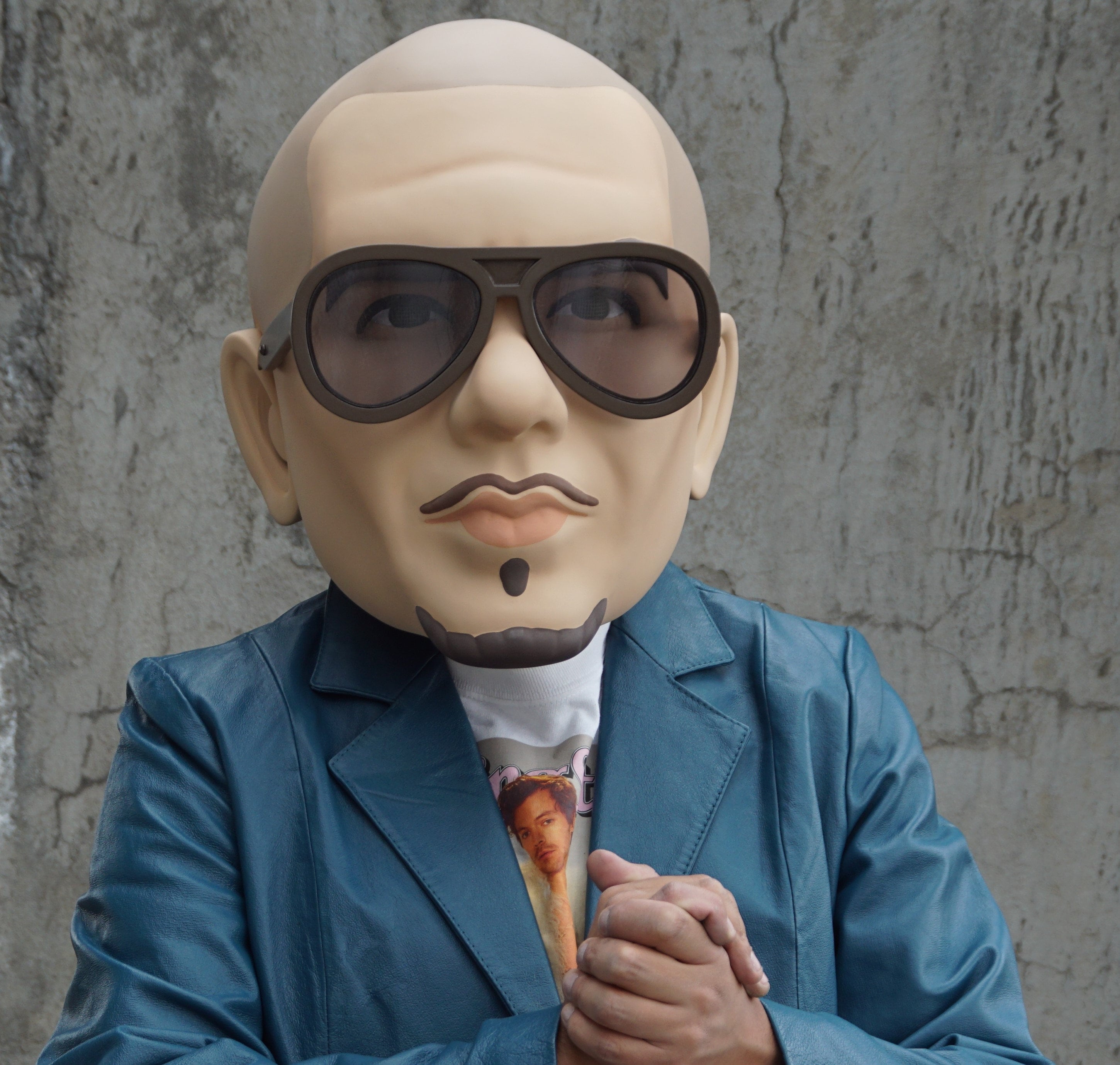 Pitbull Rapper Rapero Para Fiestas Cabezon Hora Loca Bighead - Etsy