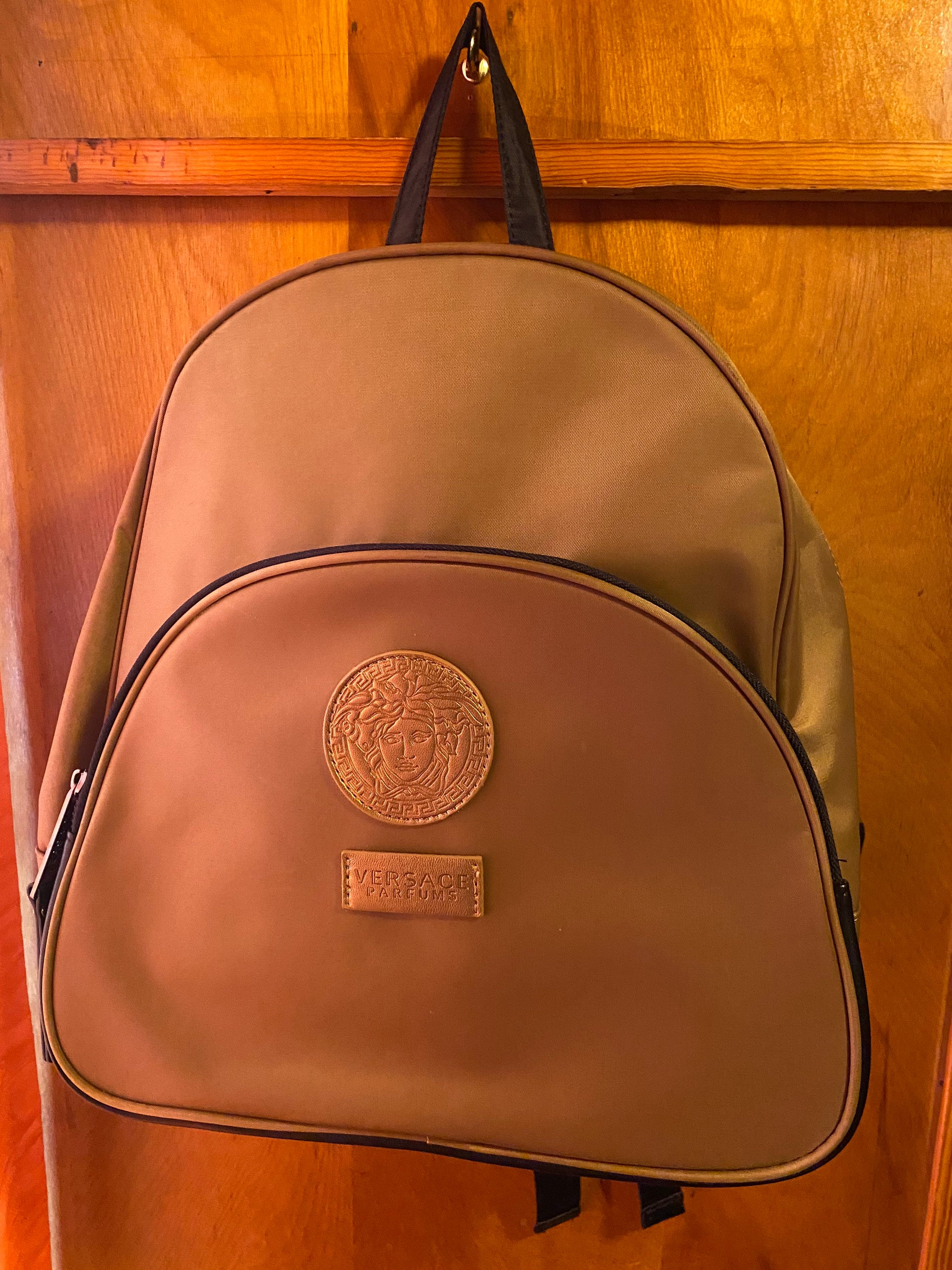 Gold versace backpack discount