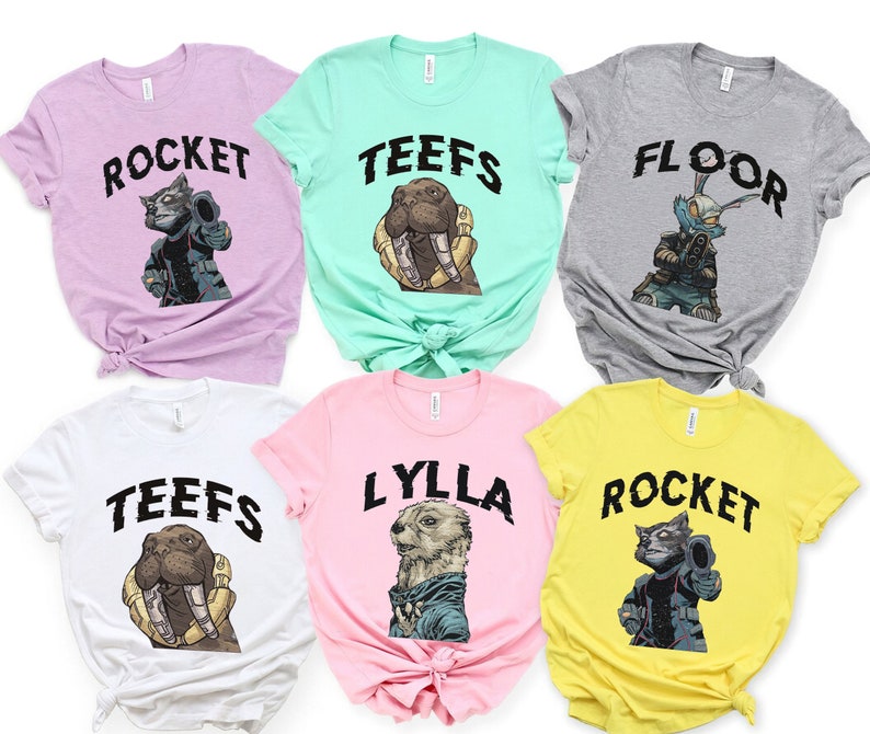 Guardians of the Galaxy 3 Shirt Lylla Teefs Rocket Floor - Etsy