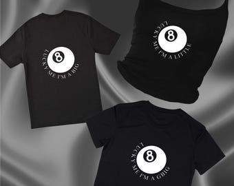 8 Ball Sorority Reveal Shirt: Big/Little Matching Greek Life Tee