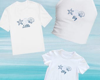 Coastal Beach Big/Little Shirts • Sorority Tees & Tanks • Greek Fam Outfits • Matching Big Little Reveal Shirts • Cute Coastal Sorority Gift