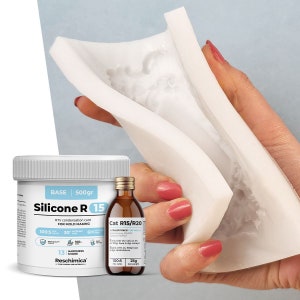 Caoutchouc de silicone blanc à condensation R15, silicone souple, idéal pour la fabrication de moules