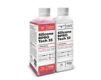 R PRO TECH 33 high temperature silicone rubber, ideal for jewelery moulds