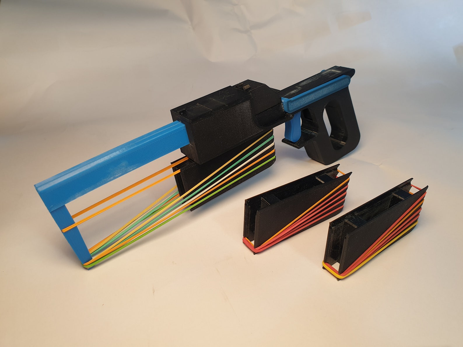 Rubber Band Gun STL File for 3D Printing Etsy