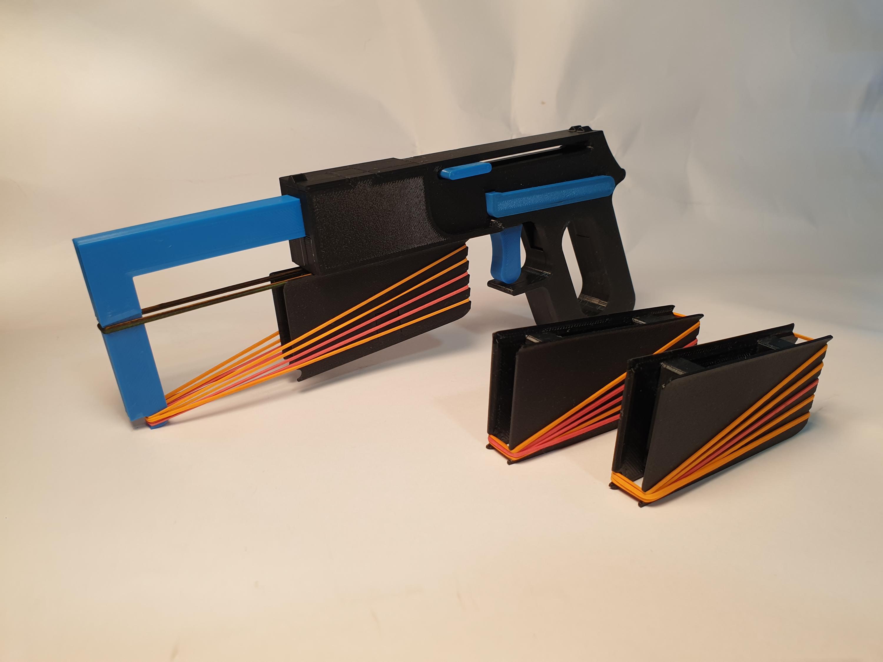 Rubber Band Launcher STL File for 3D Printing - Etsy