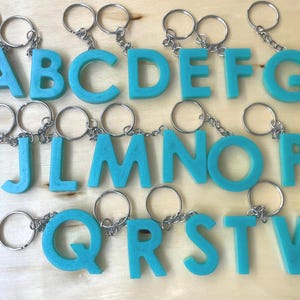 letter keychains