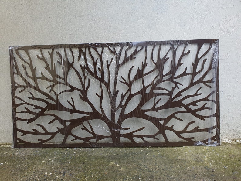 Metal Railing Panel Laser Cut Deck Panel Staircase Etsy