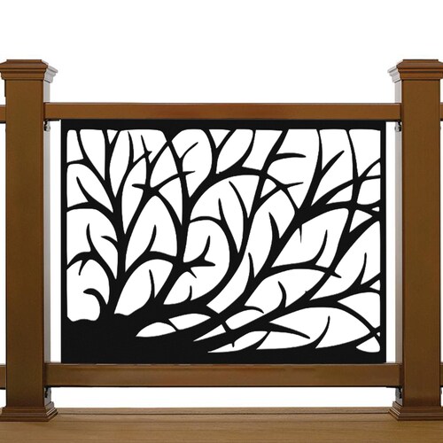 Metal Railing Panel Laser Cut Deck Panel Staircase Etsy