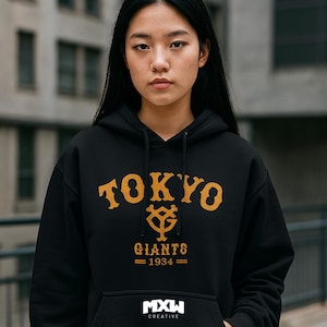 Japanese Baseball Tokyo Yomiuri Giants Pullover Hoodie
