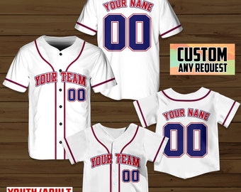 Personalized Team Name And Number Baseball Jersey, Custom Baseball Jersey Shirt, Baseball Jersey Uniform For Baseball Fans Lovers