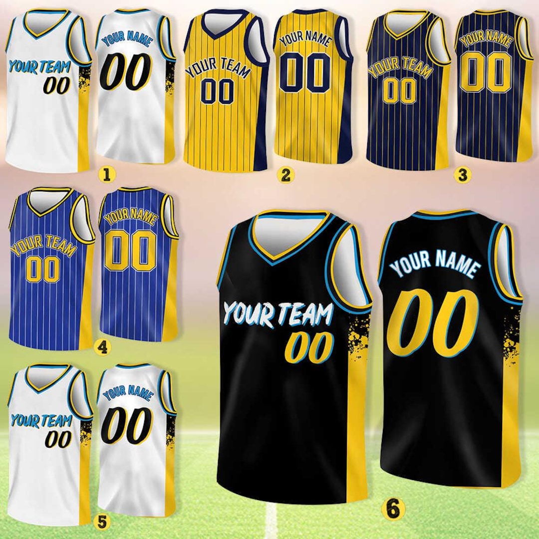 Custom Basketball Jersey Team Name & Number, Personalized Adult