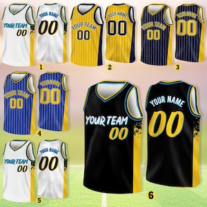 Benutzerdefinierte Basketball Jersey Team Name & Nummer, personalisierte Erwachsene Jugend Kind Basketball Jersey, Spieltag Outfit, benutzerdefiniertes Basketball-Shirt