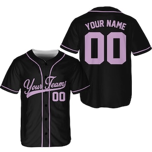 Personalized Team Name And Number Baseball Jersey, Custom Baseball Jersey Shirt, Baseball Jersey Uniform For Baseball Fans Baseball Lovers