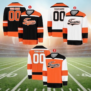 Personalisiertes Team Name & Nummer Hockey Jersey, Benutzerdefinierter Name Hockey Jersey, Hockey Jersey Uniform Für Hockeyfans, Hockeyliebhaber