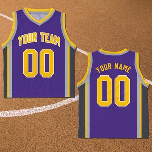 Custom Basketball Jersey Team Name & Number, Personalized Youth Kid Basketball Jersey, Game Day Outfit, Kids Birthday Jersey, Toddler Jersey 10
