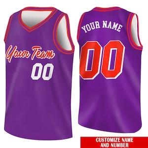 Custom Basketball Jersey Team Name & Number, Basketball Jersey Team, Game Day Outfit, Basketball Jersey for Basketball Fan Lovers Players image 5