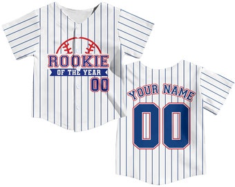 Custom Yankee Shirt Baseball Jersey Front & Back Name Number